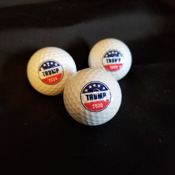 Trump 3pk Golf Ball & Marker Set