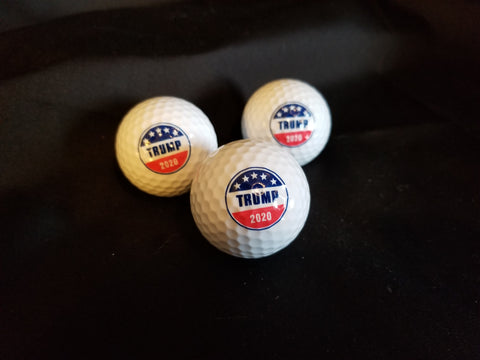 Trump 3pk Golf Ball & Marker Set