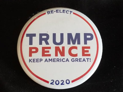 Trump/Pence 2020 Election Button