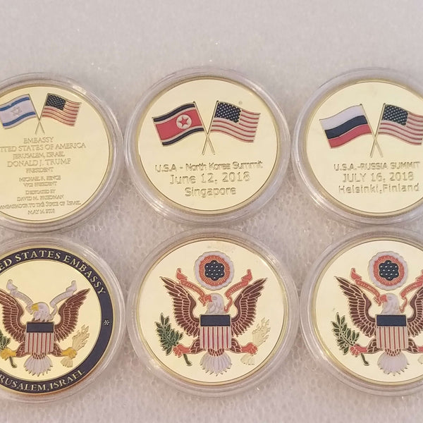 World Tour Limited Ed. Collectible 3 Coin Set