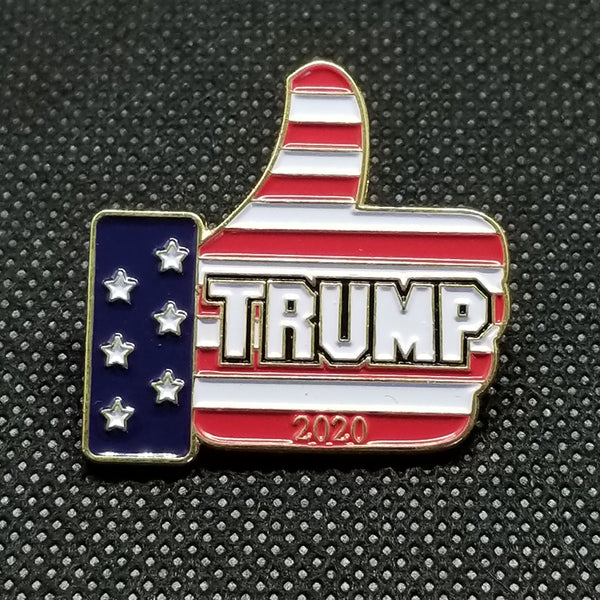 Trump Thumbs Up Pin