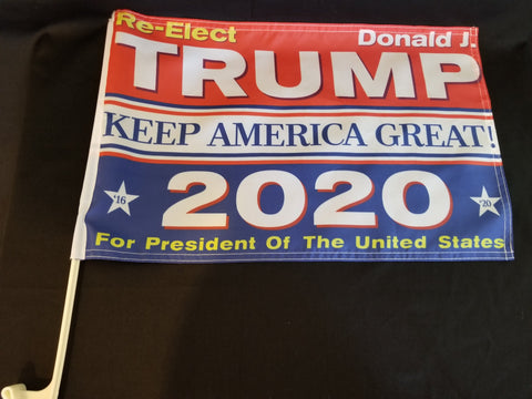 Trump 2020 Car Flag