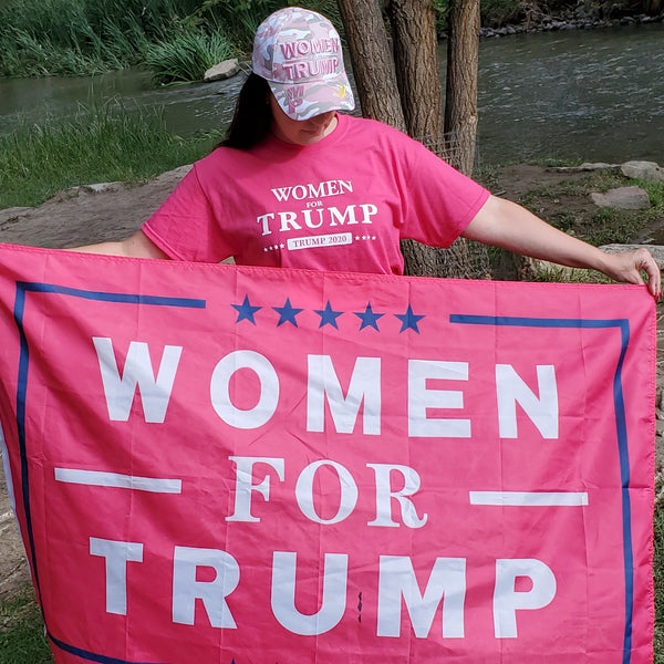Pink Women for Trump Flag