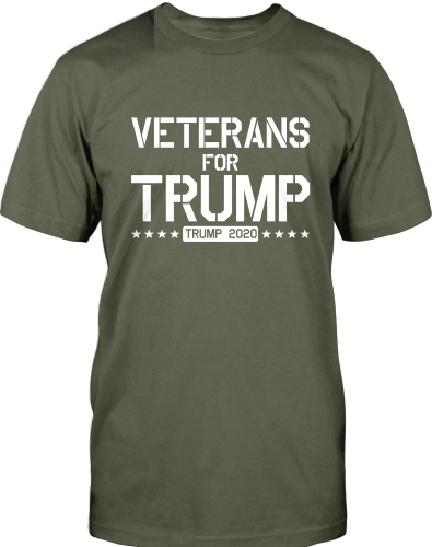 Veterans for Trump T shirt